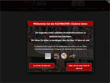 Tablet Screenshot of cluberer-zone.de